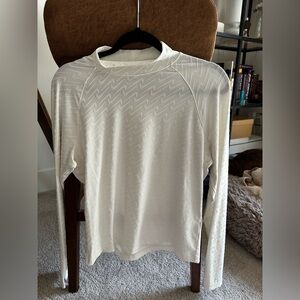 Nike Ivory Textured Top